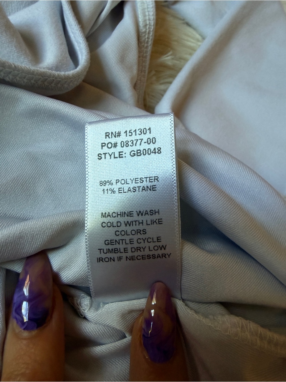Good American Scuba Crewneck Bodysuit White Long Sleeve Snap Closure - Picture 6 of 7